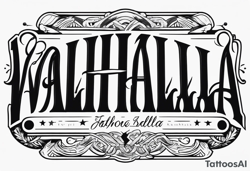 Valhalla tattoo idea