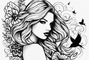 Fineline, small tattoo, Taylor Swift inspired tattoo idea