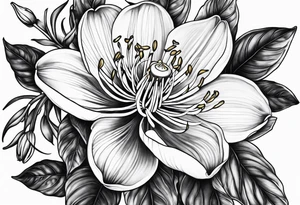 Honeysuckle tattoo idea