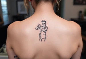 Rick Astley Never Gonna Give You Up Dance Pose tattoo idea