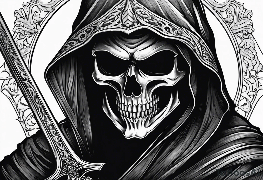 Grim reaper tattoo idea