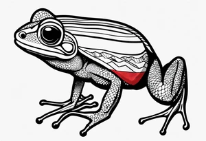 coqui wearing puerto rican flag tattoo idea