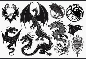 game of thrones dragon tattoo idea