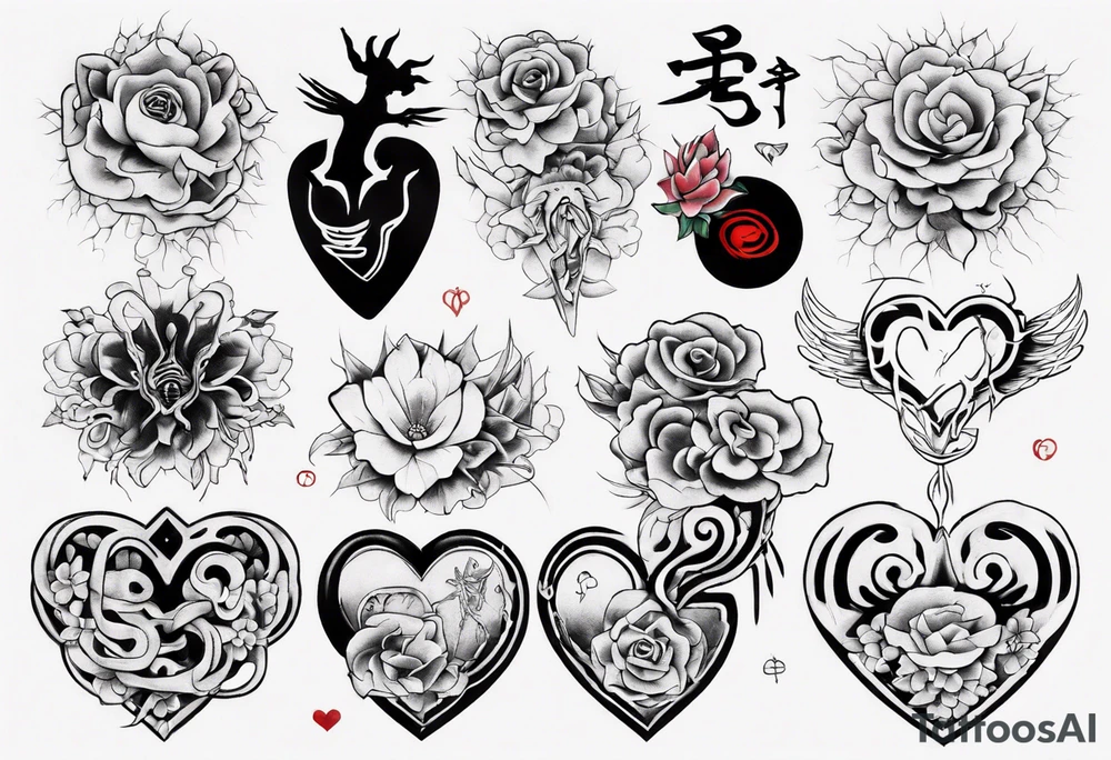 corazon tattoo idea