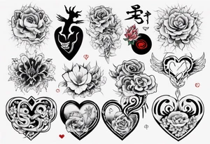 corazon tattoo idea