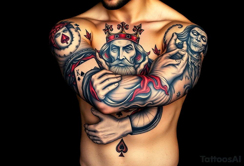 poker
king tattoo idea
