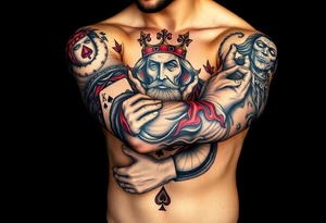 poker
king tattoo idea