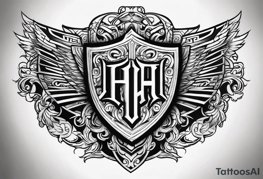 Valhalla shield tattoo idea