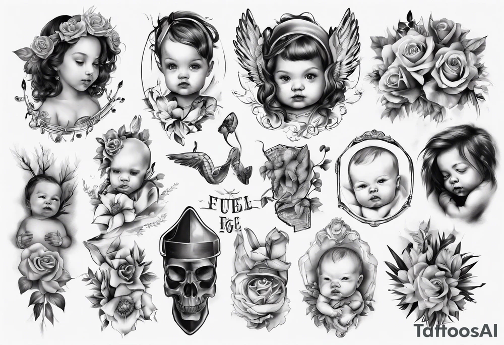 Baby Füße tattoo idea