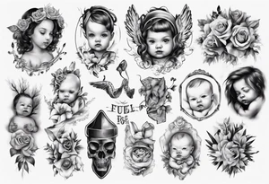 Baby Füße tattoo idea