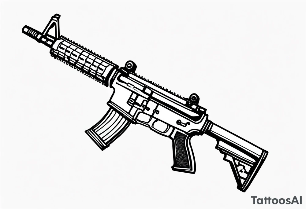 Ar 15 tattoo idea