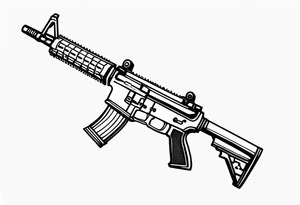 Ar 15 tattoo idea