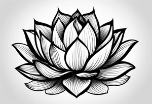 lotus flower tattoo idea