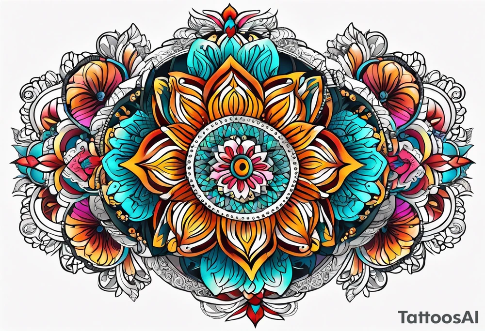 mandala tatto tattoo idea