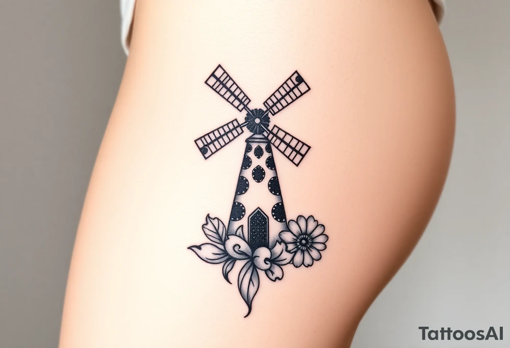 Windmill tattoo idea