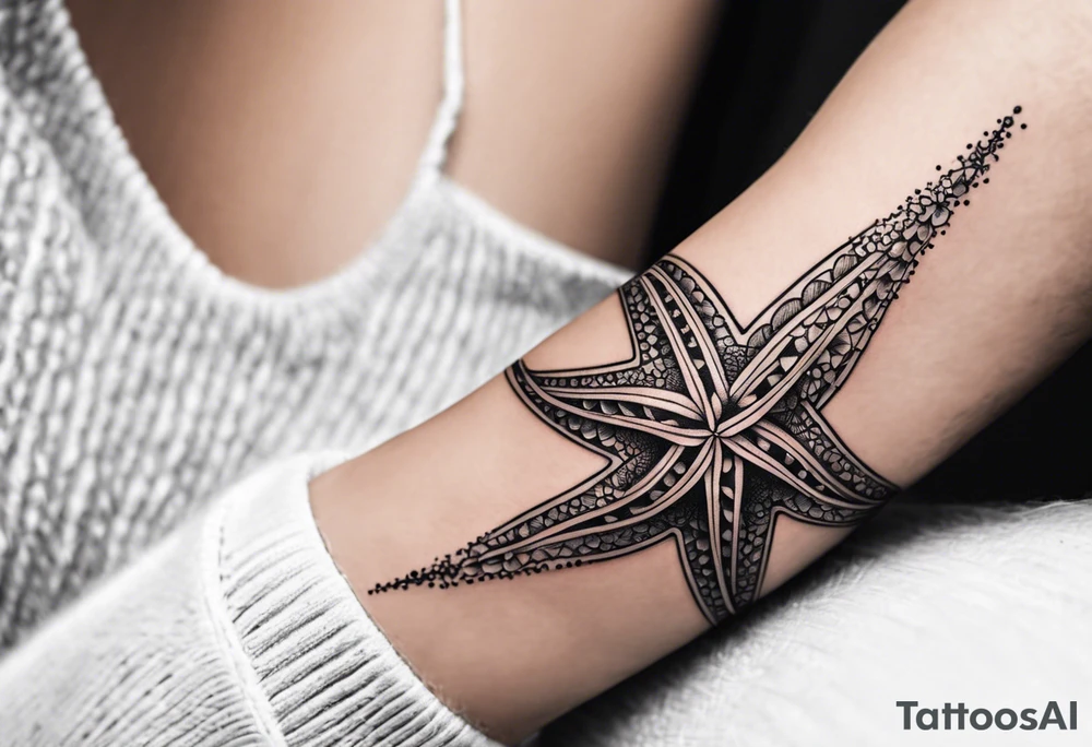 Starfish bracelet tattoo idea