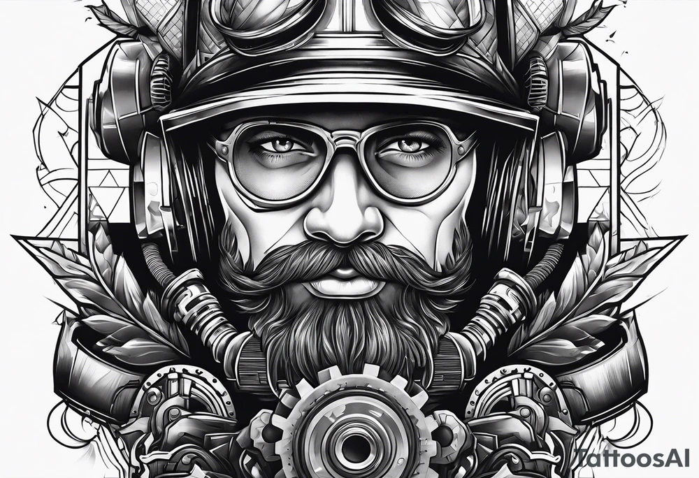 Diesel Mechanic tattoo idea
