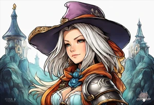 Beatrix from Final Fantasy IX tattoo idea