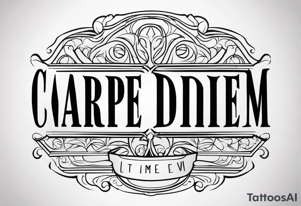 Carpe Diem tattoo idea
