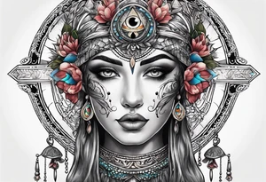 Third eye tattoo idea