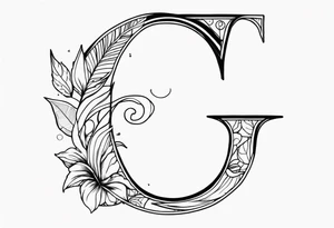 The letter G tattoo idea