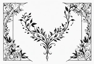 vine to wrap around arm tattoo idea