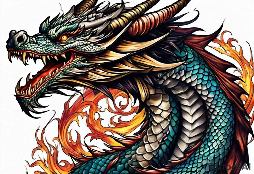 dragon tattoo idea
