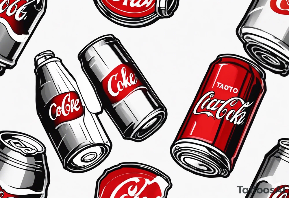 can of coke tattoo idea