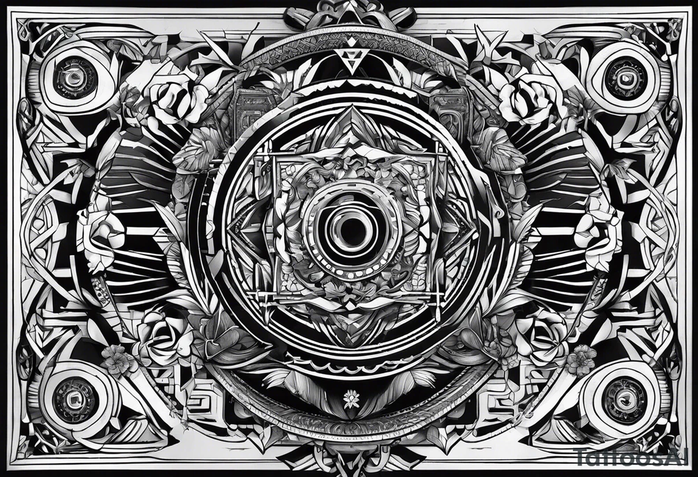 computer parts tattoo idea