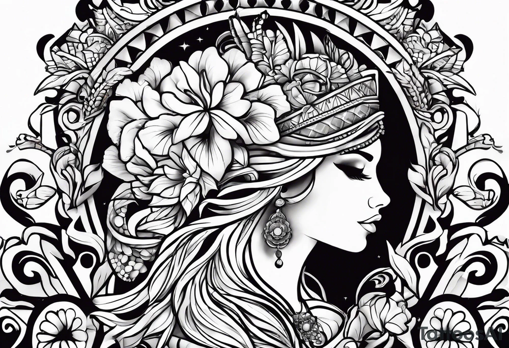 Kevin, pieces, Puerto Rico tattoo idea