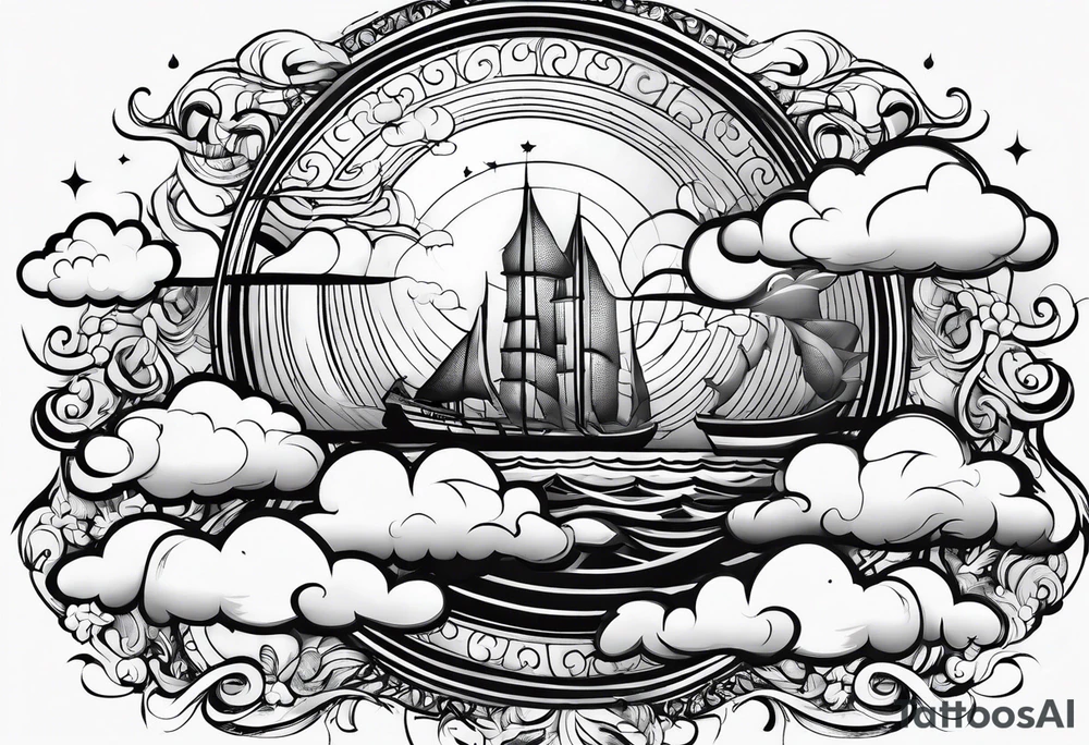 Clouds tattoo idea