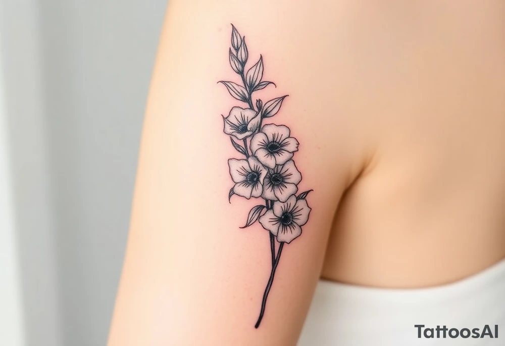 Quotes , paintbrush 
, Gladiolus tattoo idea