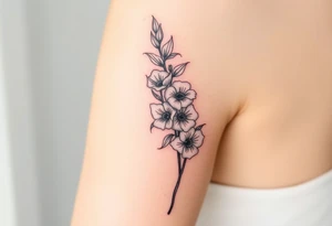 Quotes , paintbrush 
, Gladiolus tattoo idea