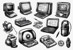 Computer tattoo idea