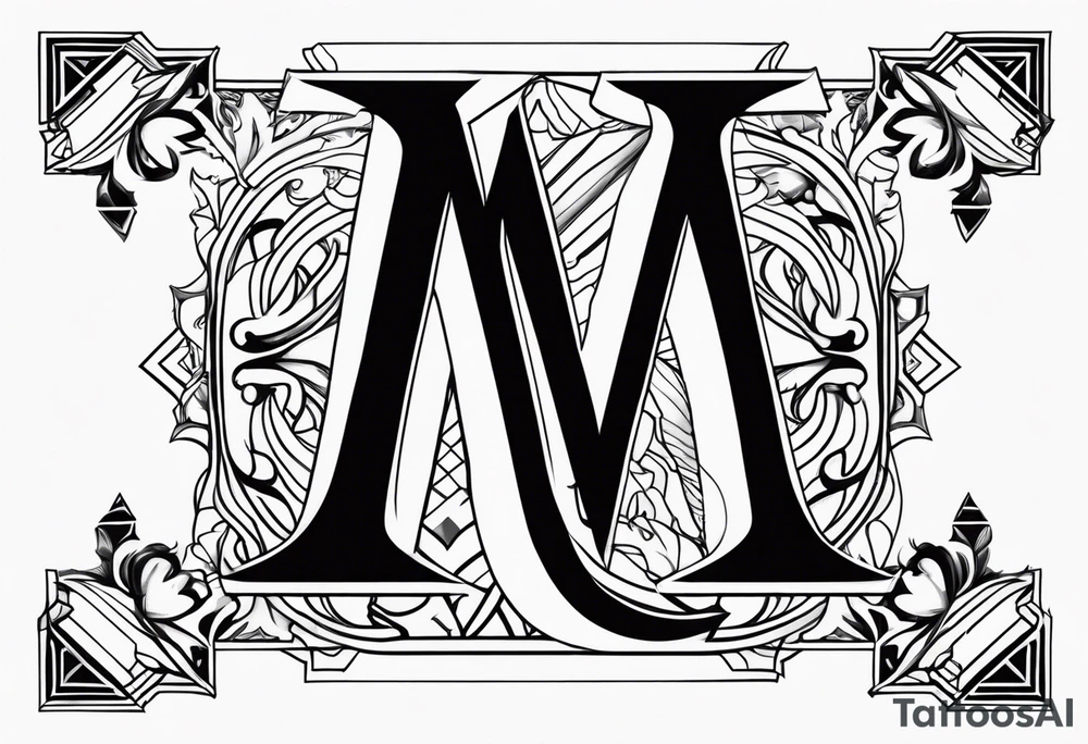 Letters m, c, and a tattoo idea