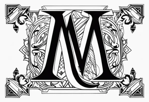 Letters m, c, and a tattoo idea