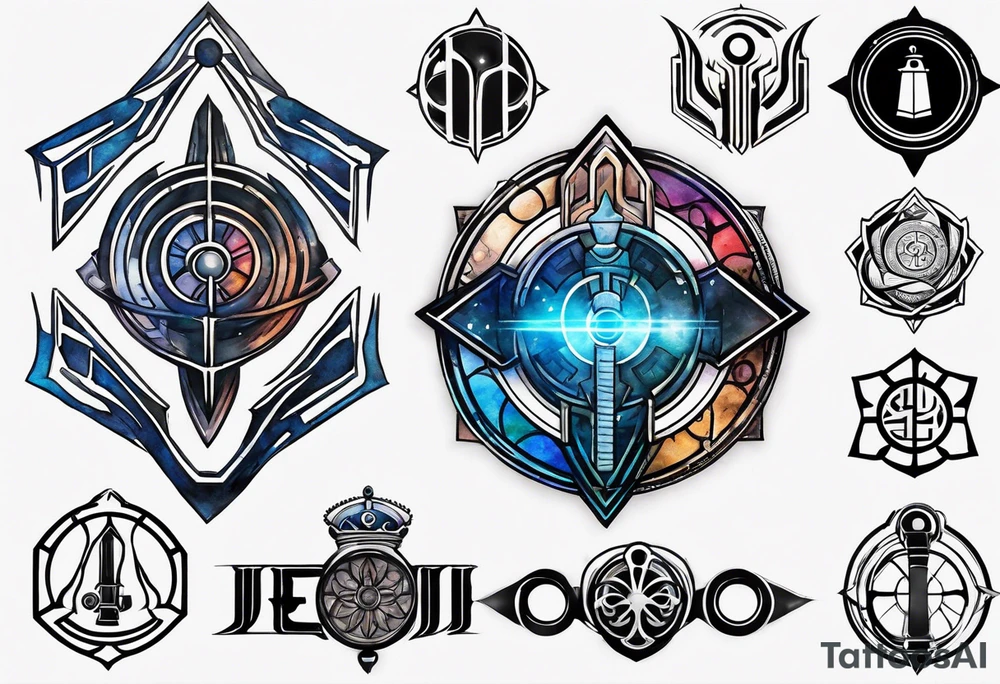 Jedi order symbol with doctor who tattoo idea