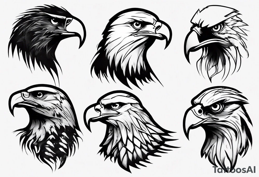 killer eagle tattoo idea