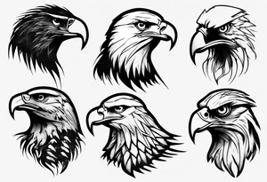 killer eagle tattoo idea