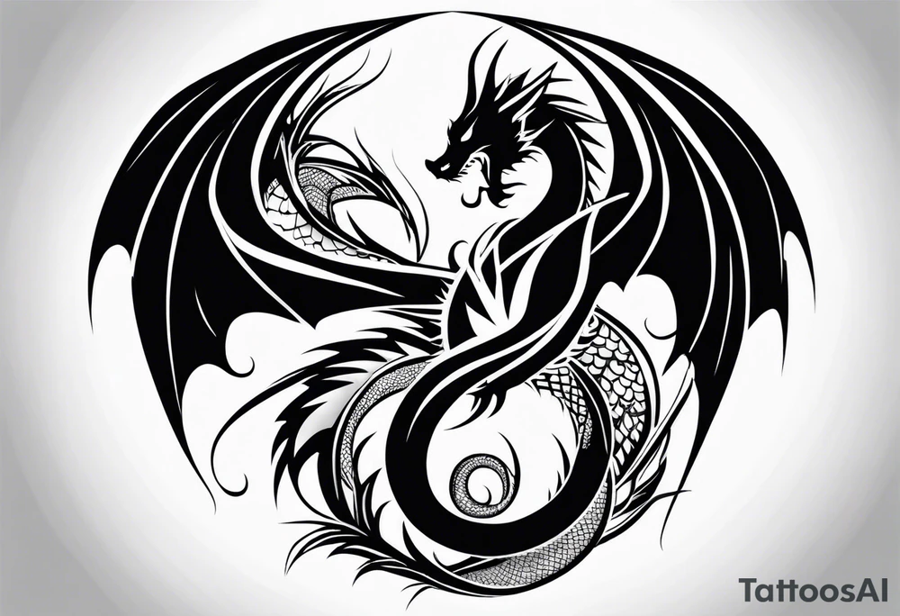 dragon tattoo idea