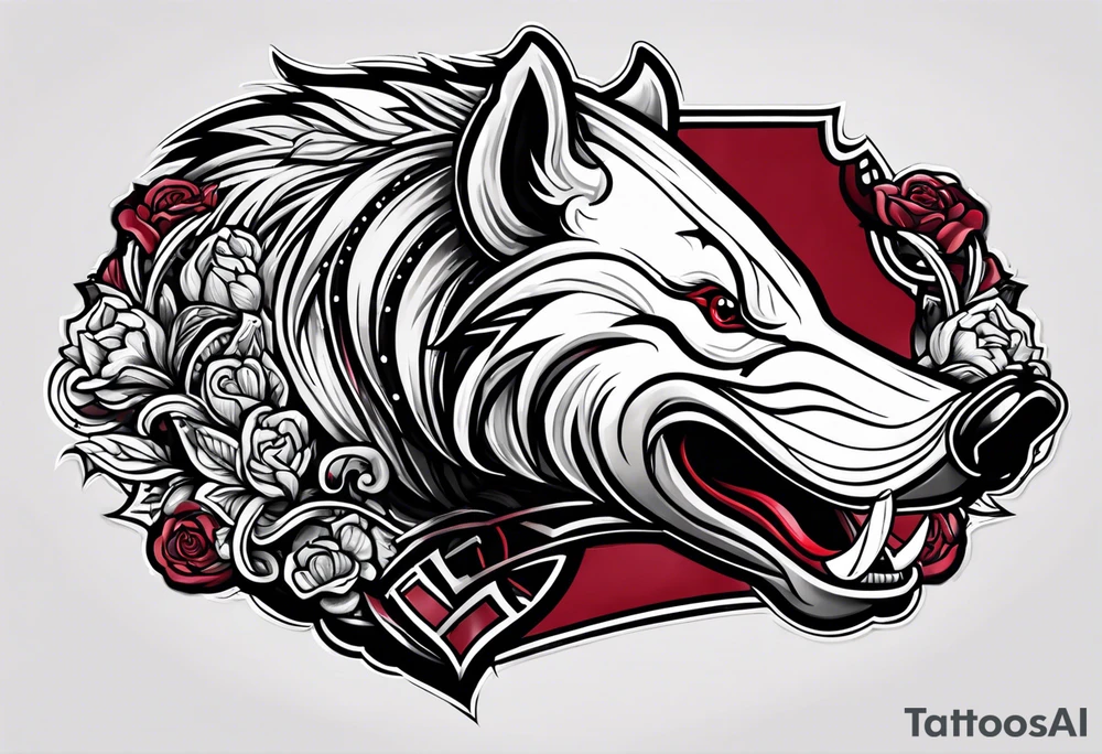 Arkansas razorbacks tattoo idea