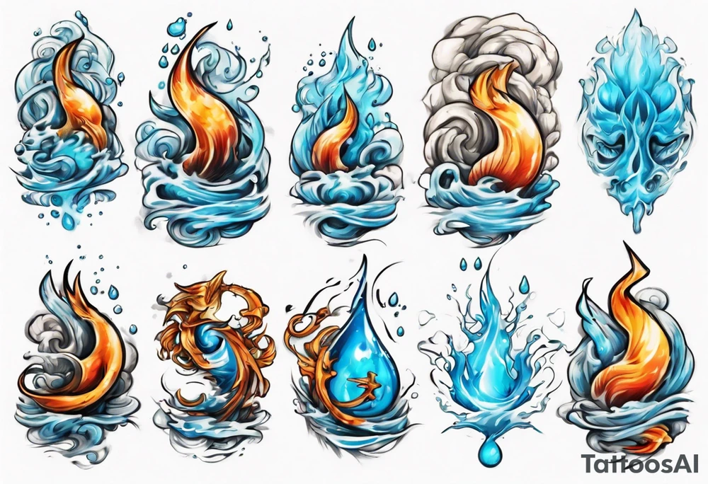 water element tattoo idea