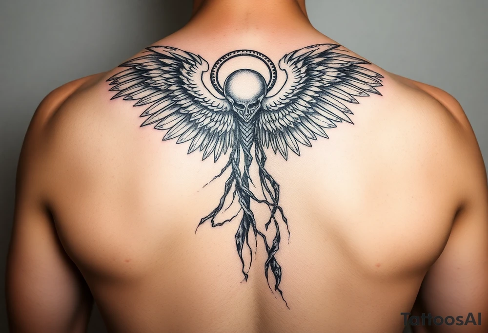 Fall of angel Dante mikha'el tattoo idea
