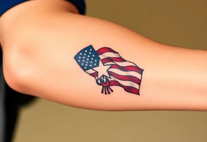 Patriotic, American tattoo idea
