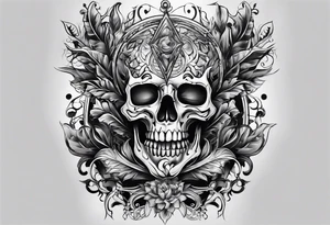 extreme malign pain surgery arm tattoo idea