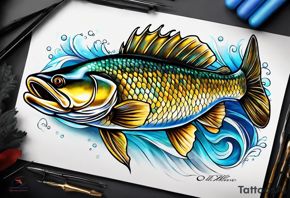 Walleye tattoo idea