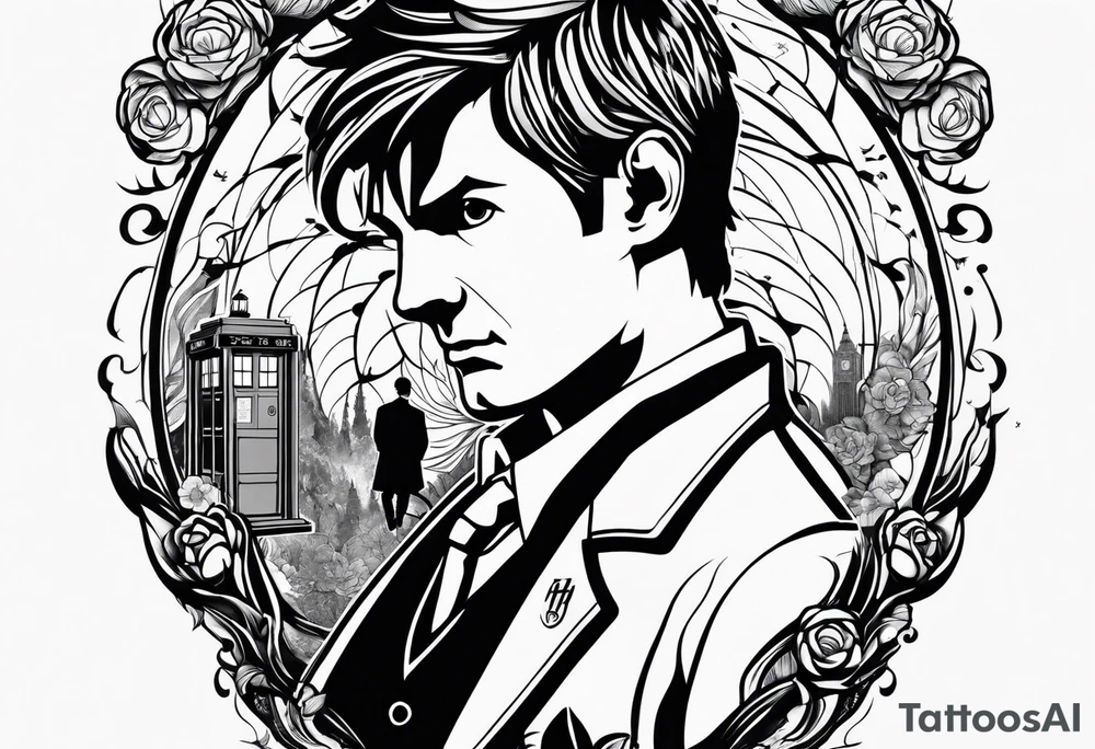 Doctor who 10th doctor tattoo idea