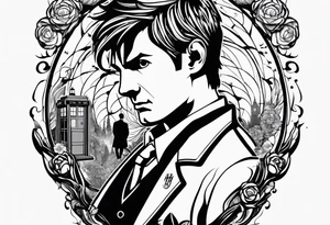 Doctor who 10th doctor tattoo idea