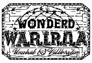 Wounded warrior valhalla barb wire prison tattoo idea