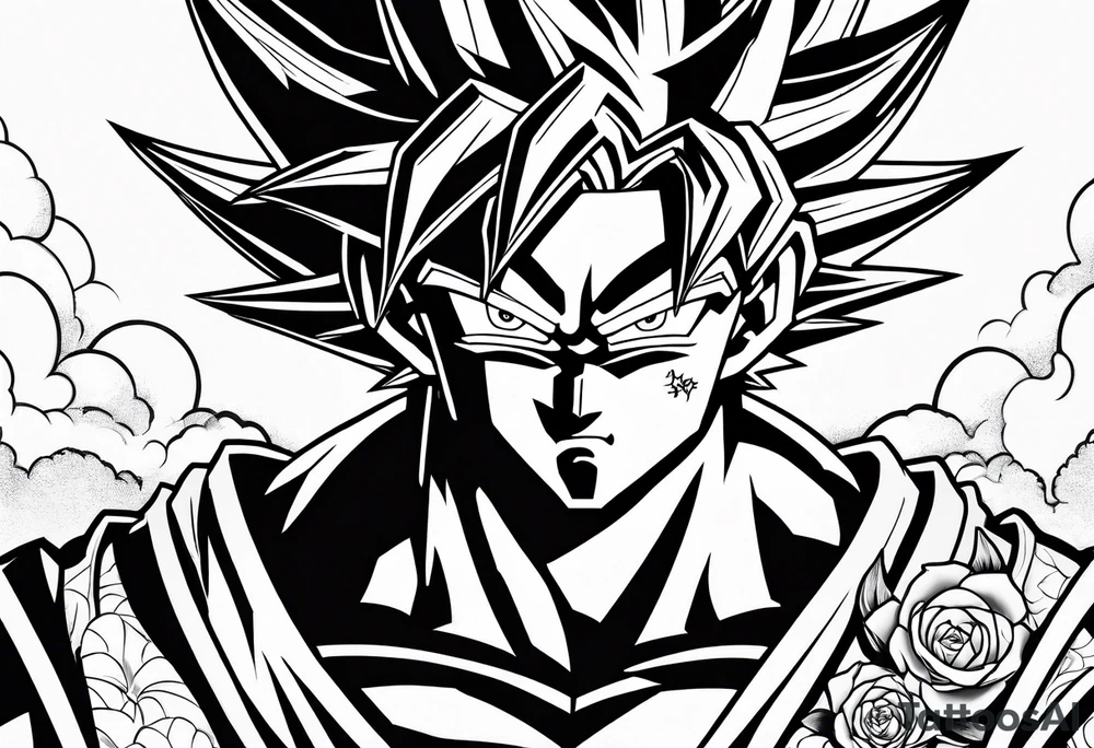 Kaioken Goku tattoo idea